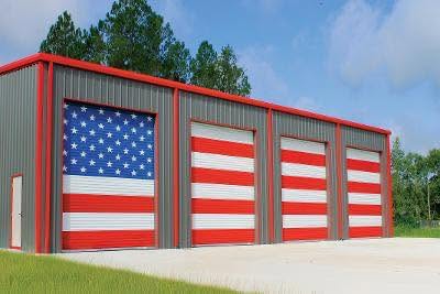 CLSC custom steel building install