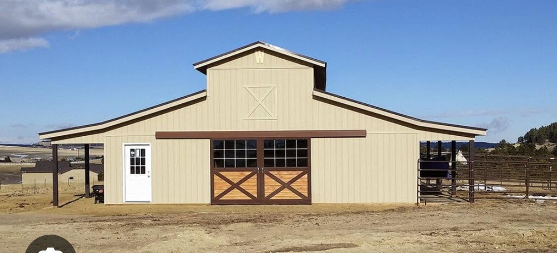 CLSC custom steel building install