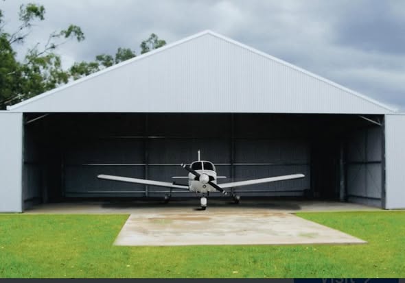 CLSC custom steel building install